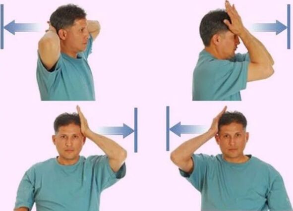 Gymnastics for the neck with osteochondosis